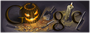 halloween 2008 google doodle